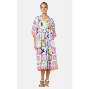 Gorman Summer Squares Scarf Dress Print Size 12